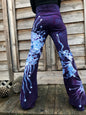 Moon Berry Mist Handmade Batik Yoga Pants
