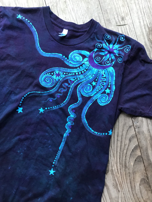 Pura Vida Moonlight Handmade Batik Tshirt - Size Large