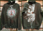 Forest Green Tree of Life Organic Cotton Batik Hoodie - Batikwalla 
 - 4