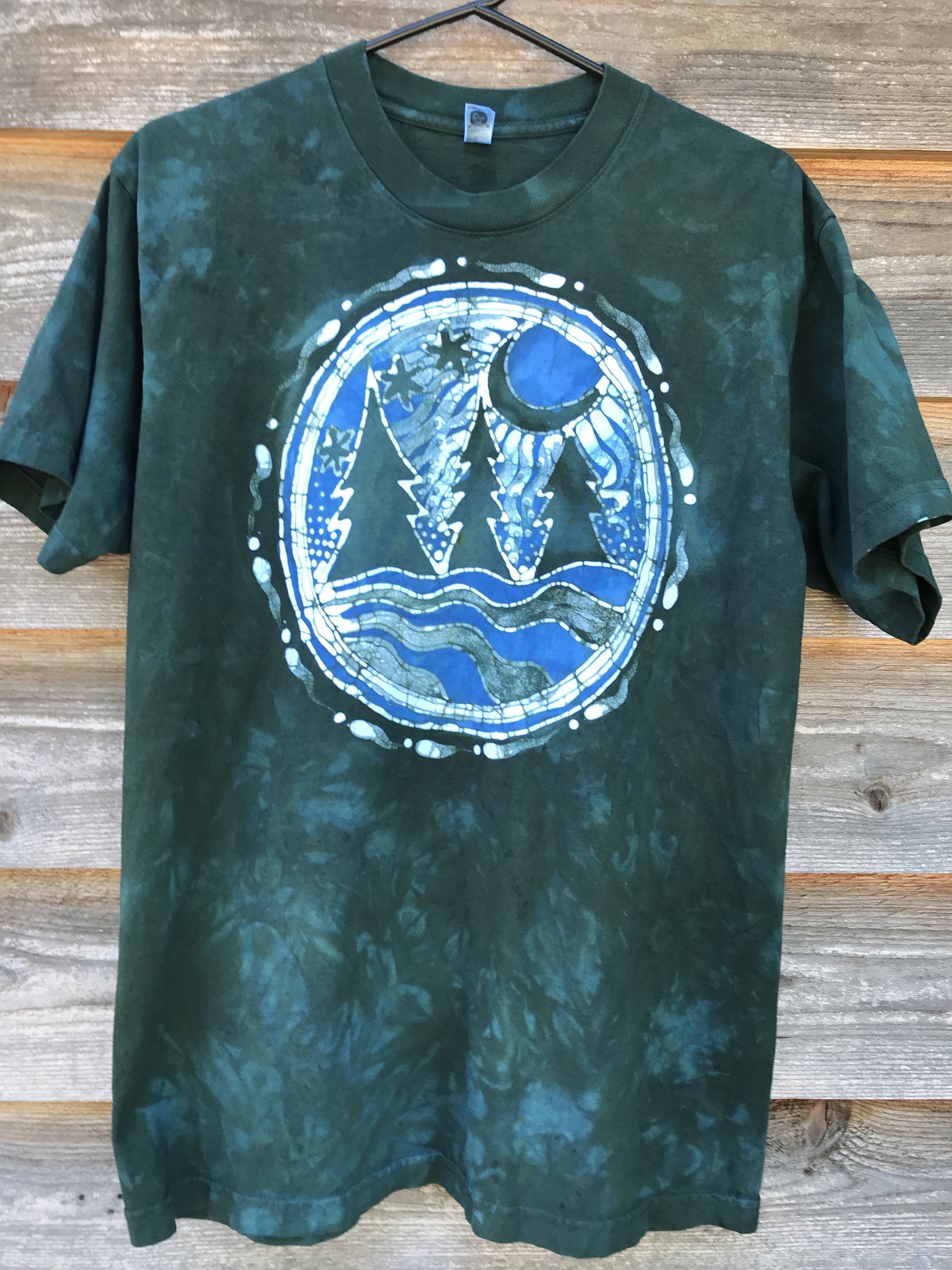 Forest River Serene Handmade Batikwalla Tshirt - Size Medium tshirt batikwalla 