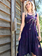 Rainbow Sunshine and Moonbeams Summer Boho Batik Dress Batik Dresses Batikwalla 