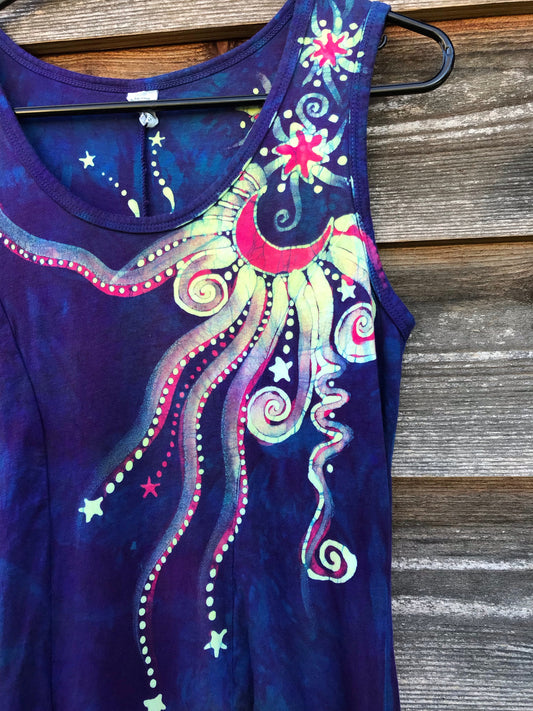 Rainbow Sunshine and Moonbeams Batik Dress Batik Dresses Batikwalla 