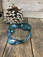 Teal Paisley Stellar Handmade Headband Batikwalla by Victoria teal paisley 