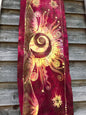 Fire On The Mountain Hand Painted Organic Cotton Batik Scarf