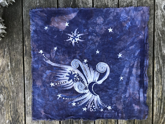 Mystic Moon Star Batik Bandana scarf batikwalla 