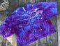 Amethyst Starlight Oversize Crop Top Batikwalla by Victoria 