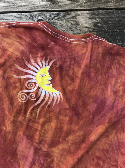 Sunshine Joy - Handmade Batik Tshirt - Size Large