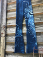 Sale - Blue Steel Moon Handmade Batikwalla Stretchy Movement Pants - Size XS batikwalla 