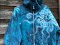 Denim Blue Moon Handcrafted Batik Zipper Hoodie - Size XL hoodie batikwalla 