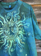 Solstice Radiance Tree of Life Organic Cotton Tshirt in Life Giving Green tshirt batikwalla 3X 