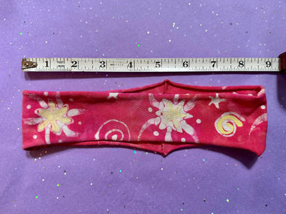 Pink Lemonade Handmade Headband - Authentic Batik fabric Batikwalla by Victoria 