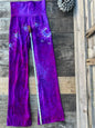 Hot Pink Moonflowers Stretchy Lounge Pants - Size Small Yoga Pants batikwalla Small 