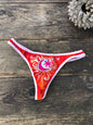 Orange Crush Batik Undies - Size Large and Medium Undies Swimwear batikwalla 