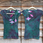 Fuchsias Are Beautiful And Bring Life Hand Painted Batik Stretchy Tee