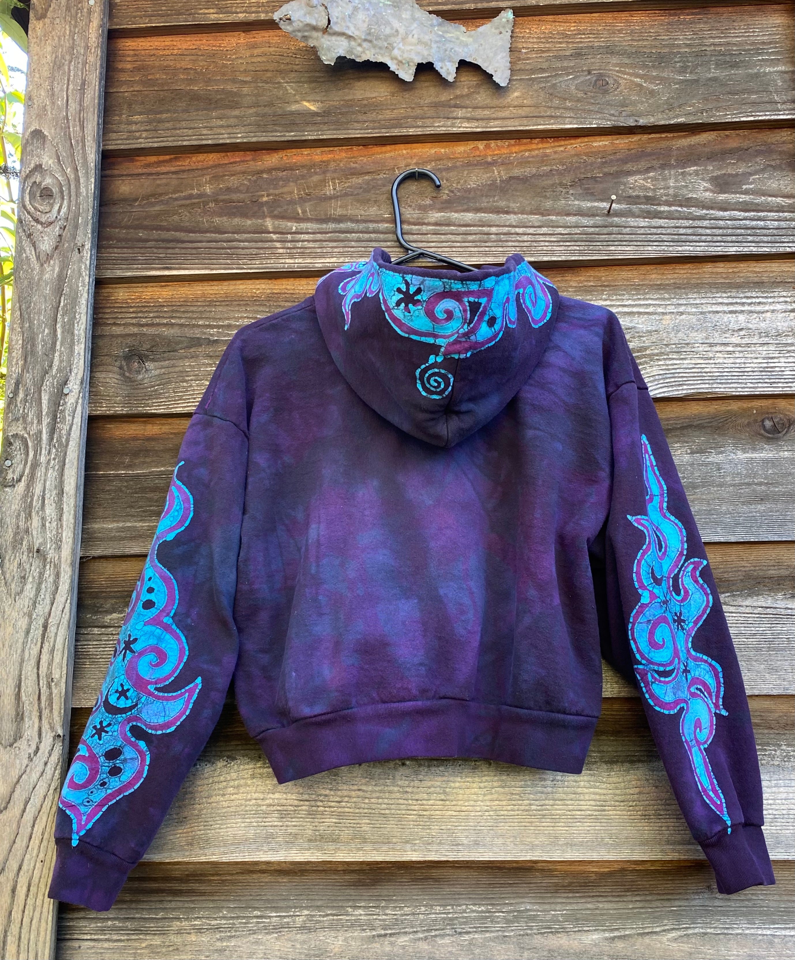 Purple and turquoise hoodie new arrivals