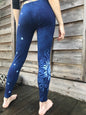 Blue Moon and Stars Batik Leggings