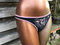 Midnight Moonlight in Charcoal Gray Batik Undies Undies Swimwear batikwalla 