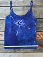 Blue Moon Hand Painted Batikwalla Tank Top Tops batikwalla Large 