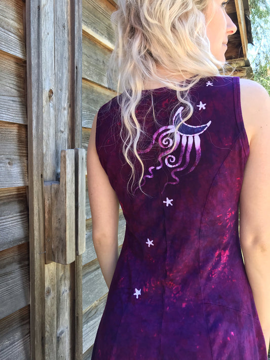 Magenta Moonberry Summer Om Sundress Batik Dresses Batikwalla 