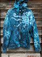 Denim Blue Moon Handcrafted Batik Zipper Hoodie - Size Medium hoodie batikwalla 