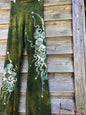 Dancing Green Handmade Batik Yoga Pants
