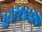Denim Sky Blue Moonbeams Duster Cardigan Jacket Shirts & Tops Batikwalla by Victoria XL 