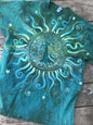 Solstice Radiance Tree of Life Organic Cotton Tshirt in Life Giving Green tshirt batikwalla 