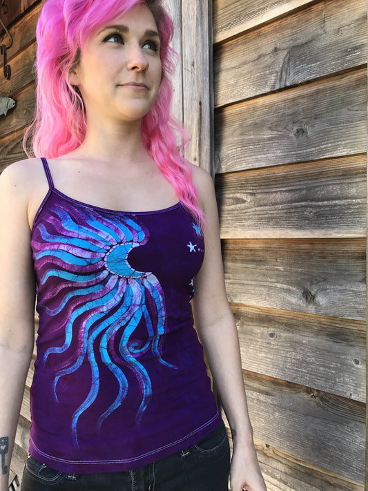 Purple Passion Yoga Camisole Tops batikwalla 