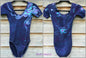 Deep Blue and Purple Moon Star Batik Dance Leotard - Batikwalla 
 - 5
